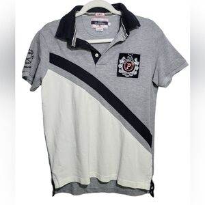 Boys US Polo Rare 125th Anniversary Slim Fit Polo Y2K Preppy Shirt - Medium